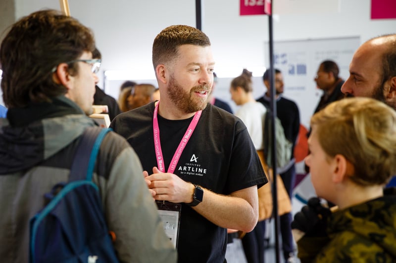 Youen Leclerc, mentor chez l'Institut Artline au salon du START 2018