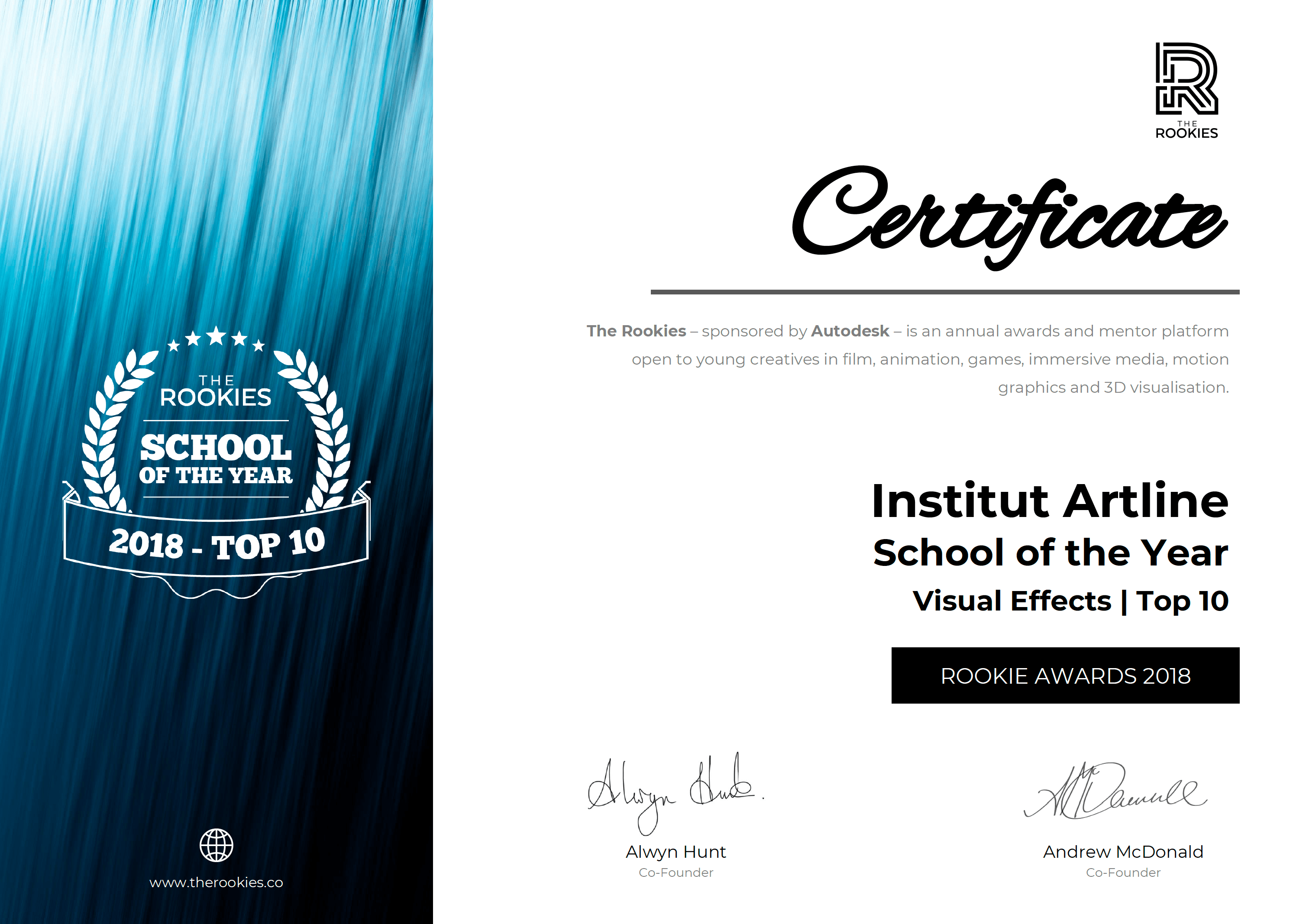 Top 10 Best Effects School, classement The Rookies 2018