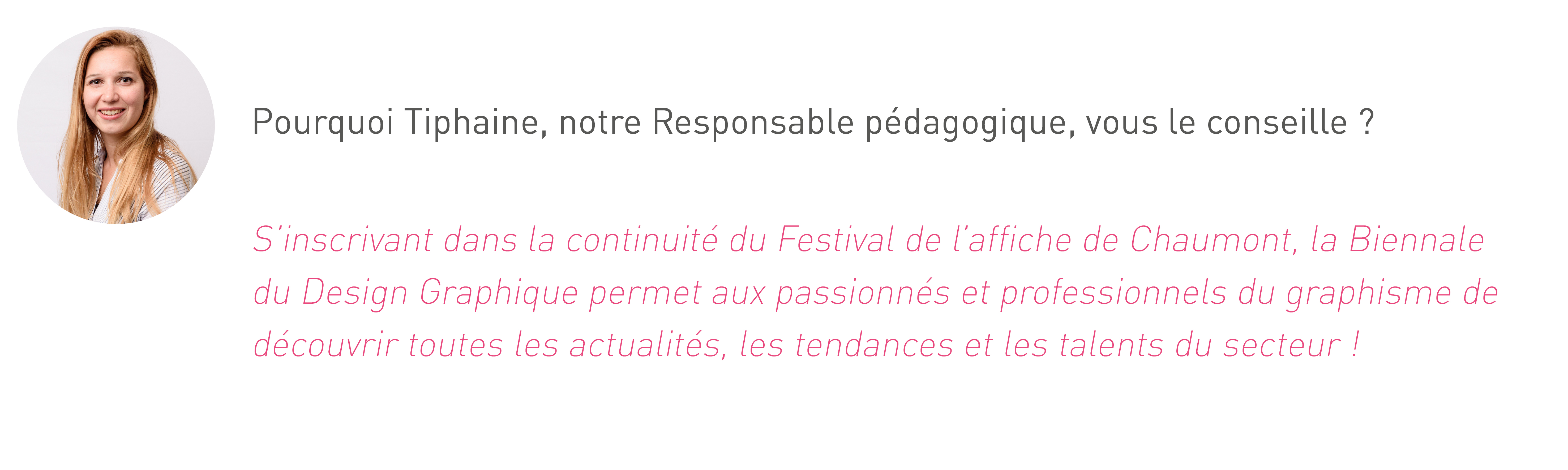 Le conseil de Tiphaine, responsable pédagogique du cursus Design Graphique à L'institut Artline