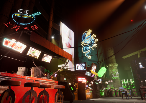 Souterrain cyperpunk