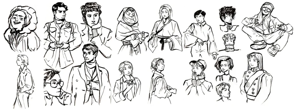inspiration pour dessiner — artiste au travail