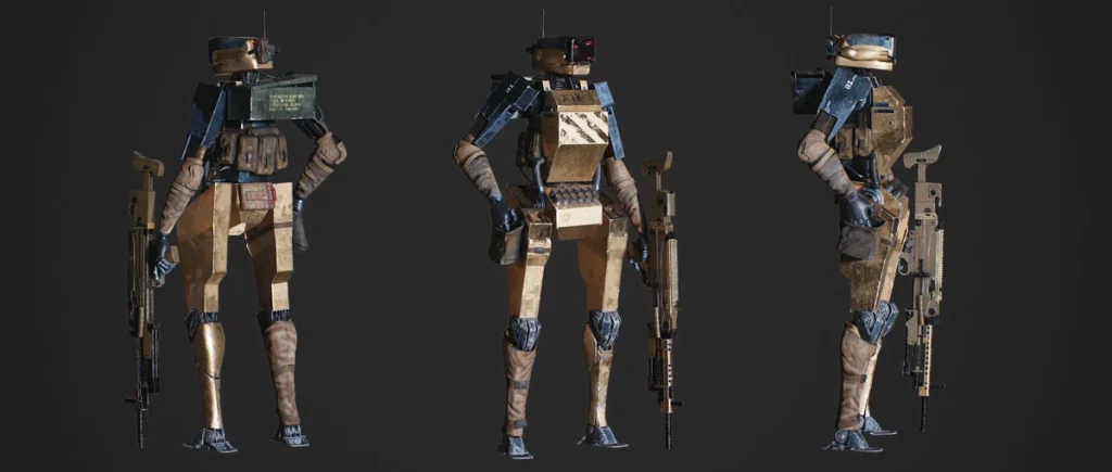 turn over d'un robot en 3D