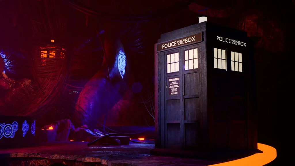 visuel de la cabine du doctor who