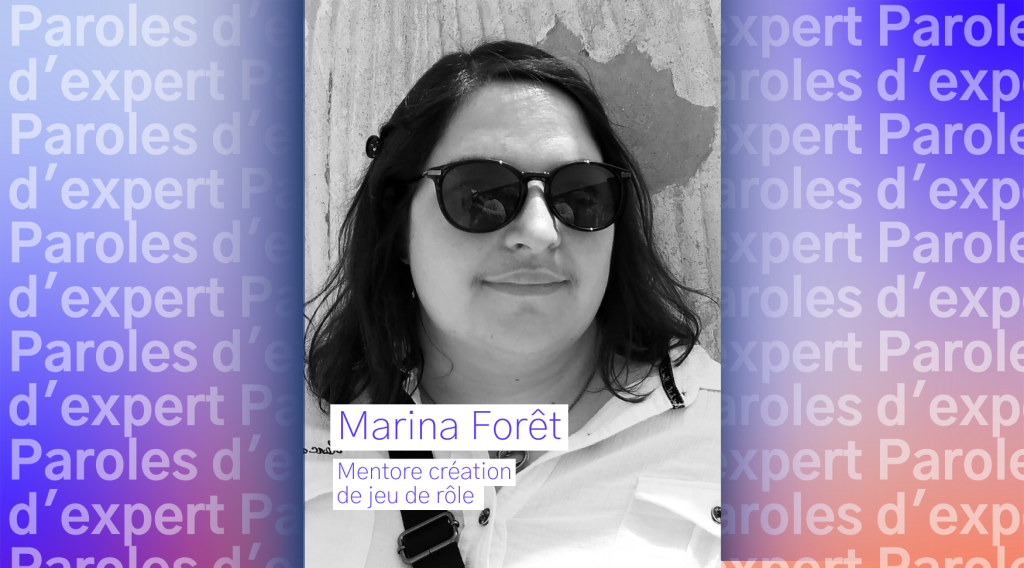 bannière parole d'experte de marina forêt
