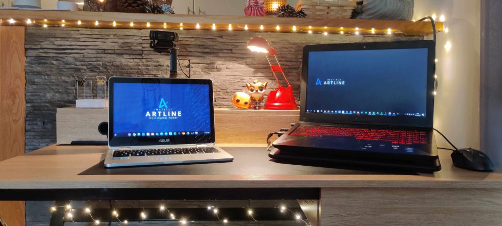 visuel d'un set up de bureau