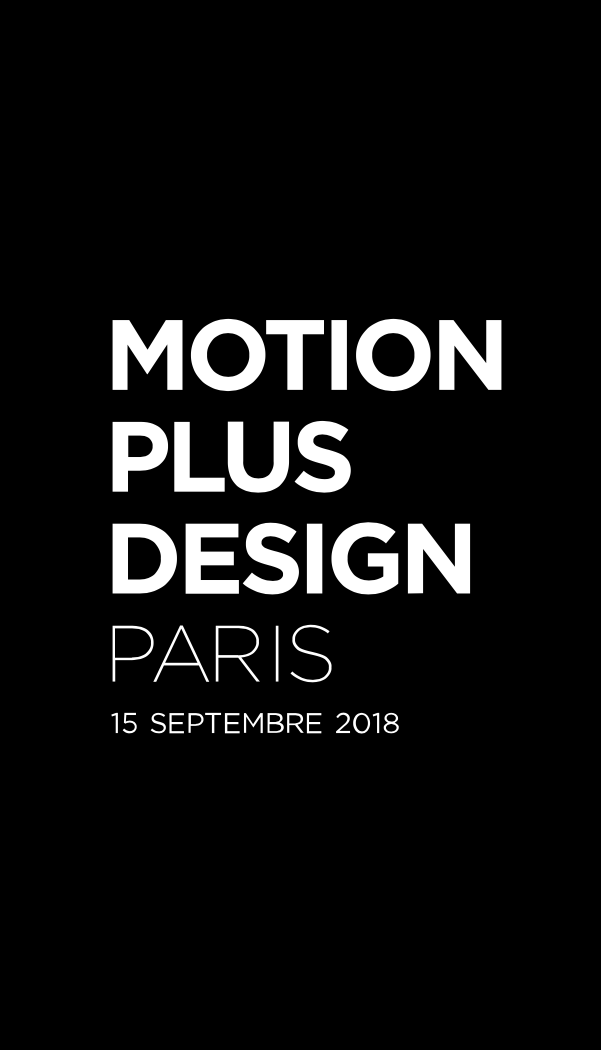 Motion Design Plus 2019 à Paris
