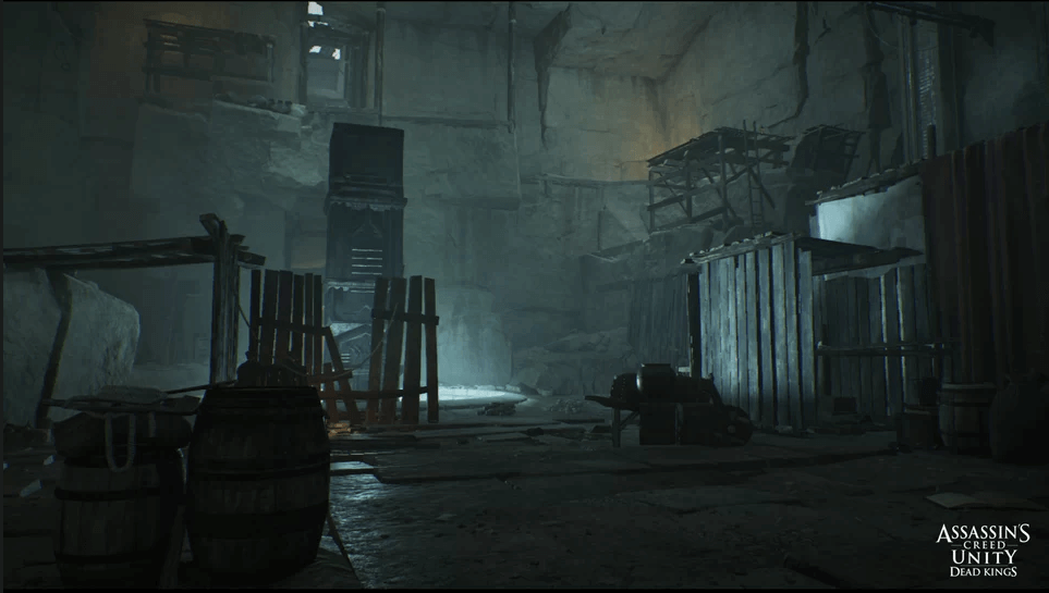 Réalisation de Vincent Barriéres, mentor pour la formation Game Designer à l'Institut Artline, sur le jeu vidéo Assassin's Creed : Unity