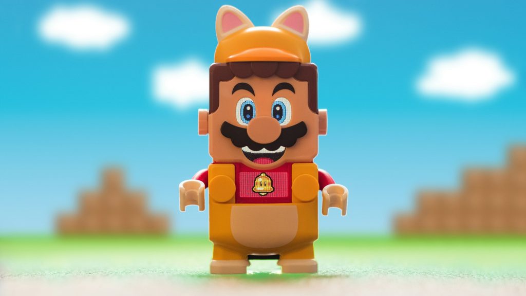 visuel de la modélisation de mario dans une armure
