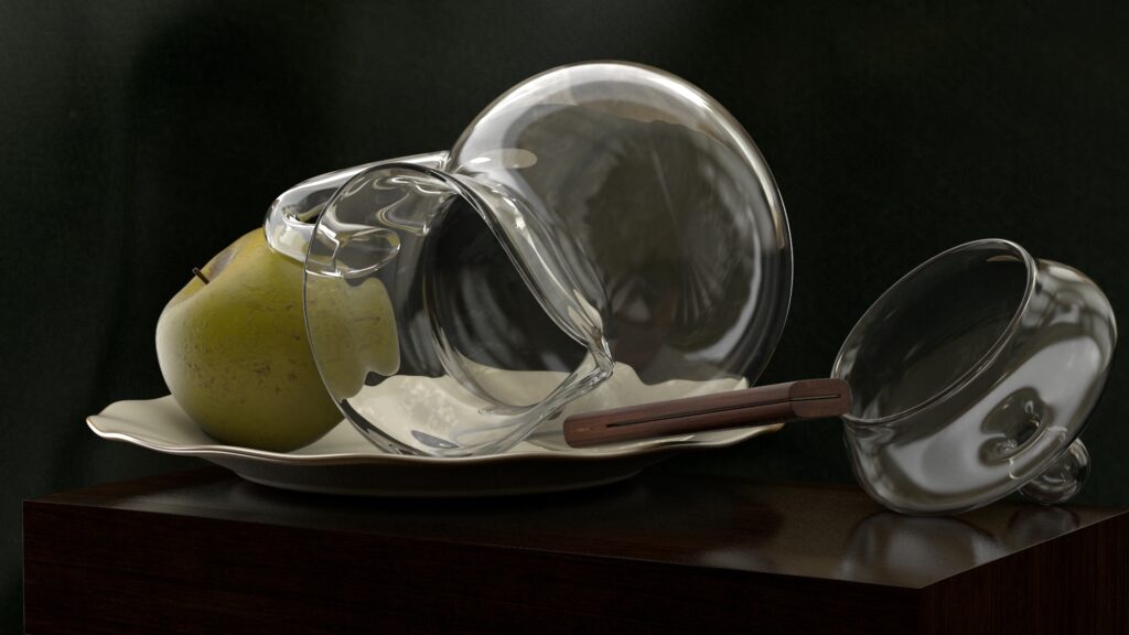Nature morte en 3D par Lucie Tourneret